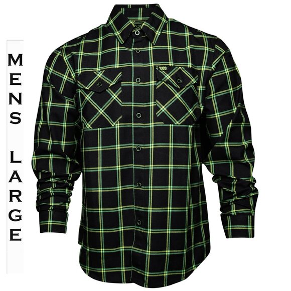 DIXXON FLANNEL - MUNICIPAL WASTE Flannel Shirt - Men's Large